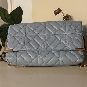 Elegant Quilted Blue Clutch!! Color doesn’t have to be loud!!